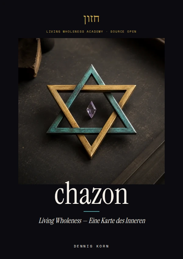 Buchcover: chazon (Living Wholeness), eine Karte des Inneren