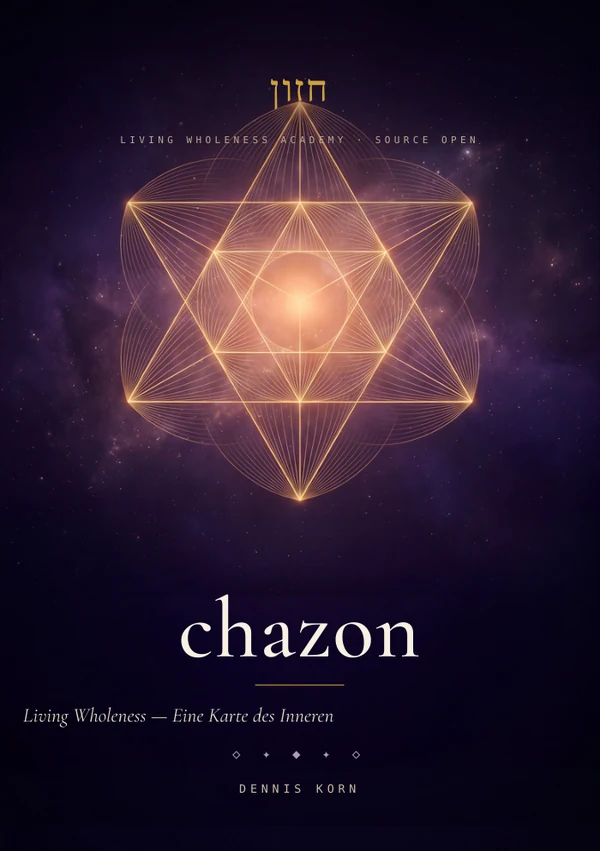 Buchcover: chazon — Living Wholeness, eine Karte des Inneren